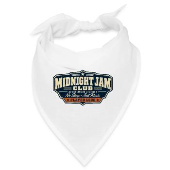 ROCK STAMP SOCIETY | Midnight Jam Club - Bandana - Weiß - Vorne