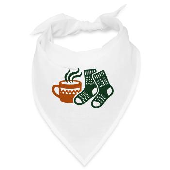 Tasse Wollsocken Winter Clipart - Bandana - Weiß - Vorne