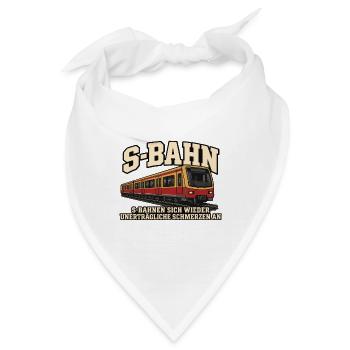 S-Bahn-Schmerzen - Bandana - Weiß - Vorne