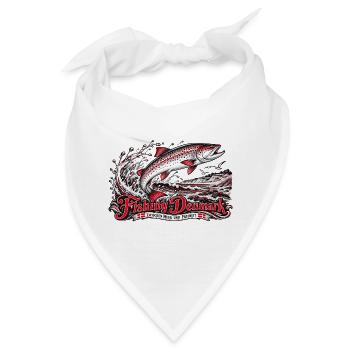 Fishing Denmark Meer und Freiheit - Bandana - Weiß - Vorne