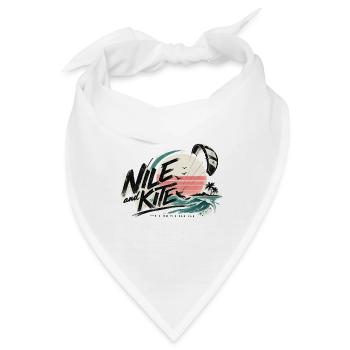 Wilde Kite Strand Retro Sunset - El Gouna  - Bandana - Weiß - Vorne