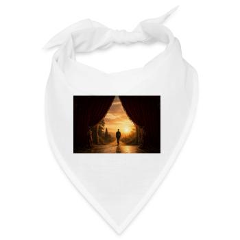 Geh zur Goldenen Morgendämmerung - Bandana - Weiß - Vorne