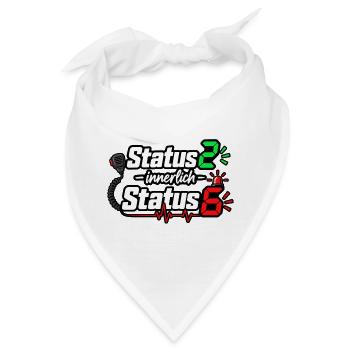 Status2 Innerlich Status6 - Bandana - Weiß - Vorne