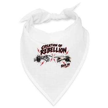 Entstehung des Aufstands - Bandana - Weiß - Vorne