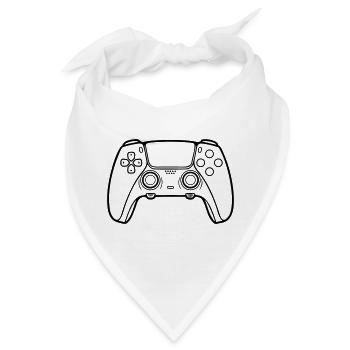 Gamepad Controller Outline Icon - Bandana - Weiß - Vorne
