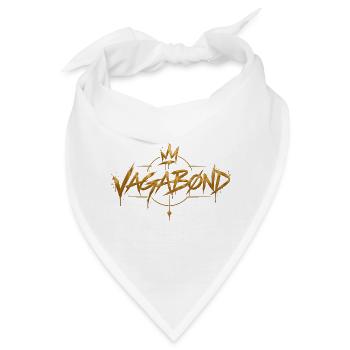 Vagabond Gold Graffiti Logo - Bandana - Weiß - Vorne