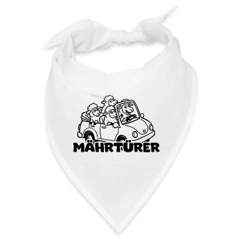 Märtyrer mit Tippfehler - Schafe am Steuer - Bandana - Weiß - Vorne
