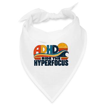 ADHD – My Own Frequency - Bandana - Weiß - Vorne