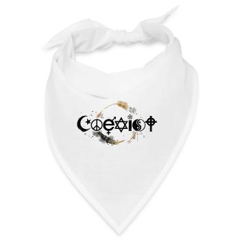 Coexist – Frieden, Vielfalt & Toleranz - Bandana - Weiß - Vorne