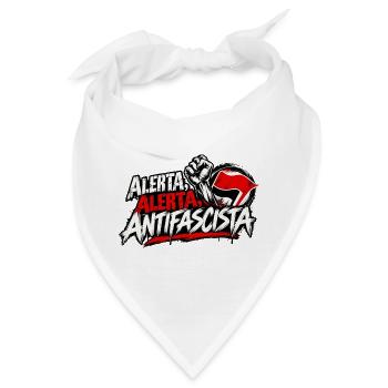 Alerta Alerta Antifascista - Bandana - Weiß - Vorne