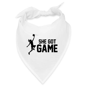 Frauen Basketball - Bandana - Weiß - Vorne