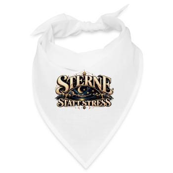 Sternenhimmel & Ruhe Geschenk für Sternengucker - Bandana - Weiß - Vorne