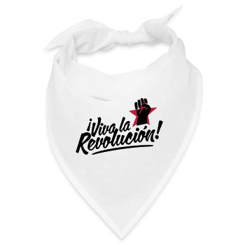 revolution fist - Bandana - Weiß - Vorne