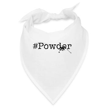 powder x - Bandana - Weiß - Vorne