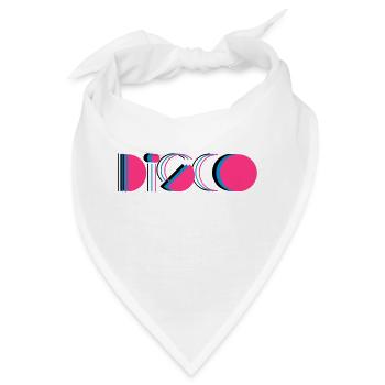 disco - Bandana - Weiß - Vorne