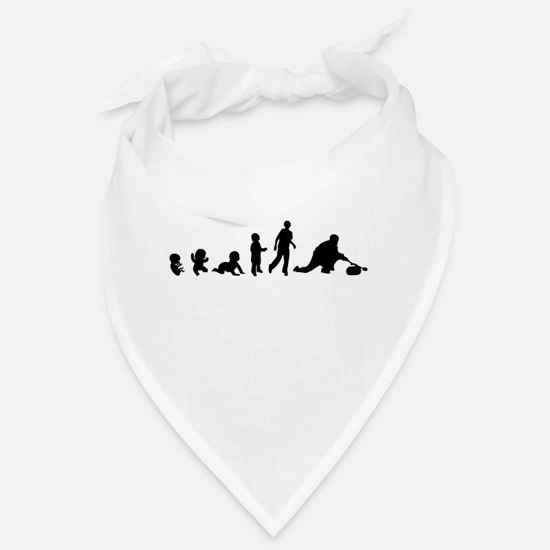 evolution homme human sport curling Bandana