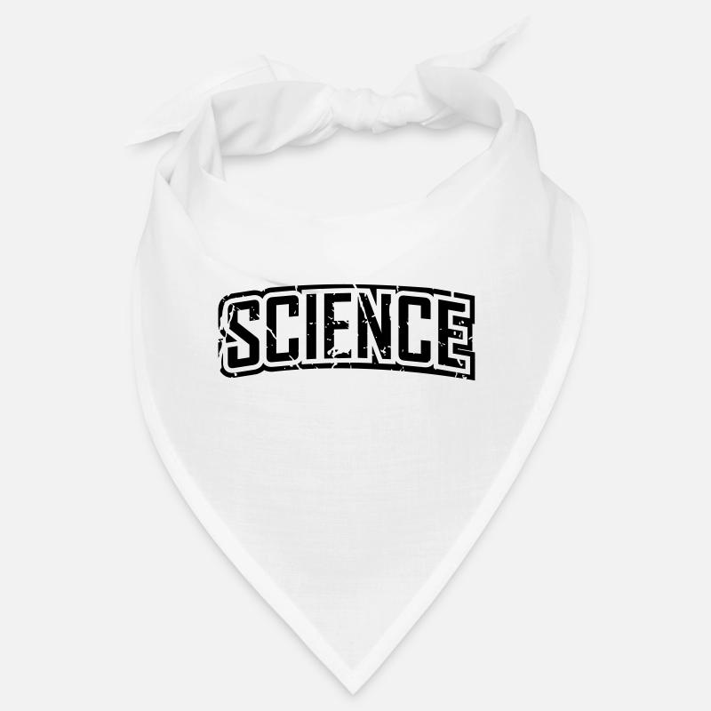 Science vintage distressed logo lettering Bandana