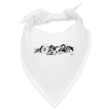 eiger-mönch-jungfrau - Bandana - Weiß - Vorne