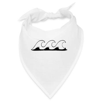 welle - Bandana - Weiß - Vorne