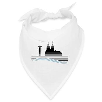 Köln - Bandana - Weiß - Vorne