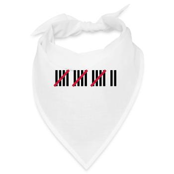 17 . Geburtstag - Bandana - Weiß - Vorne