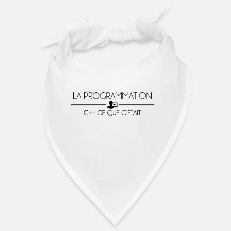 Programmation C++ - Bandana - blanc