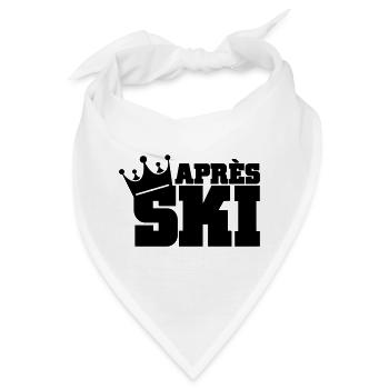 apres ski - Bandana - Weiß - Vorne