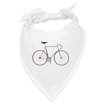 historisches Bahnrad - Bandana - Weiß - Vorne