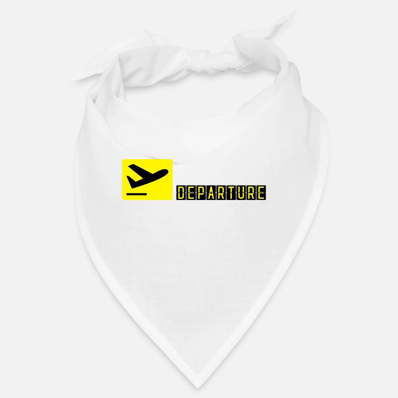 Flugzeug beim Starten Bandana