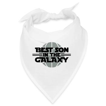 Best Son In The Galaxy - Bandana - Weiß - Vorne
