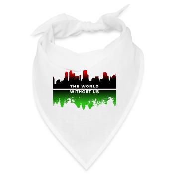 Planet Erde - Bandana - Weiß - Vorne