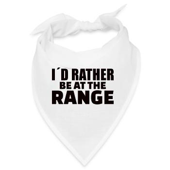 PRO GUN SHOOTING: At The Range - Bandana - Weiß - Vorne
