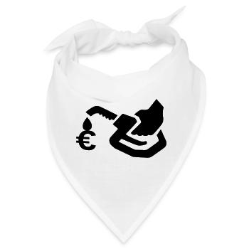 Zapfsäule - Bandana - Weiß - Vorne