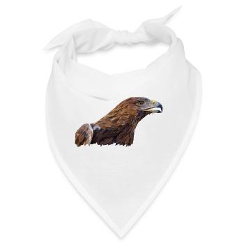 Steinadler - Bandana - Weiß - Vorne