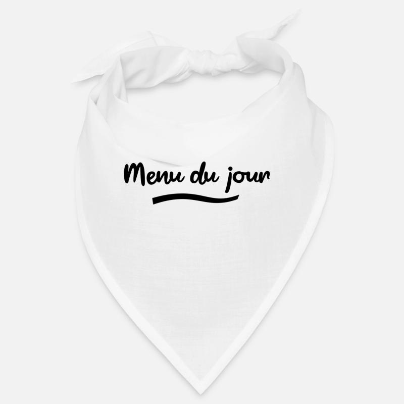 Menu du jour schwarz Bandana