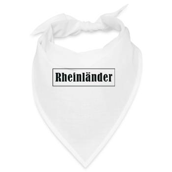 Rheinländer NRW - Bandana - Weiß - Vorne