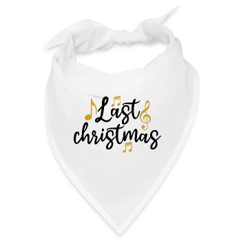 Last christmas - Bandana - Weiß - Vorne