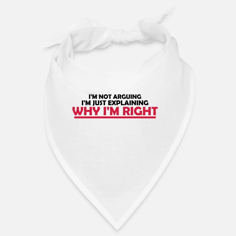 I m not arguing Bandana