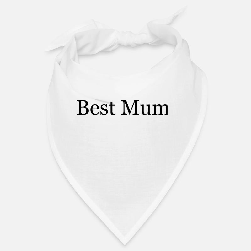 Best Mum - Bandana - Weiß