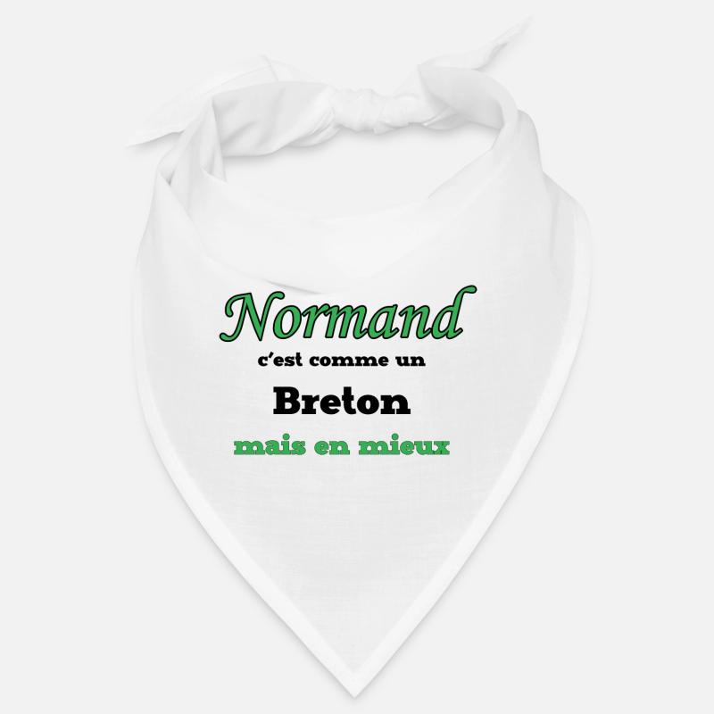 Normand Vert Élégant Script Bandana