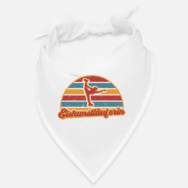 Eiskunstläuferin Eiskunstlauf Eisläuferin Vintage Bandana