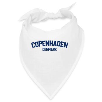 Kopenhagen Dänemark - Bandana - Weiß - Vorne