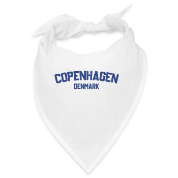 Kopenhagen, Dänemark - Bandana - Weiß - Vorne