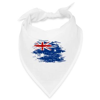 Australien Flagge used - Bandana - Weiß - Vorne