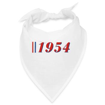 Jahr 1954 - Bandana - Weiß - Vorne