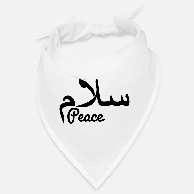 Arab peace text peace Bandana