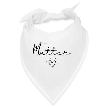 murmeln - Bandana - Weiß - Vorne