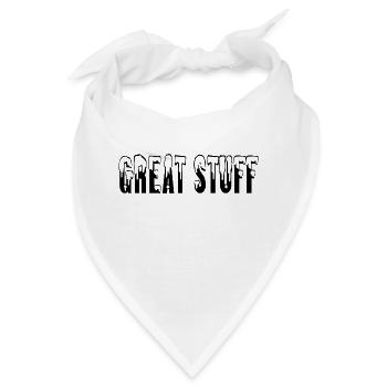 Great stuff Design für alle gängigen Unterlagen - Bandana - Weiß - Vorne