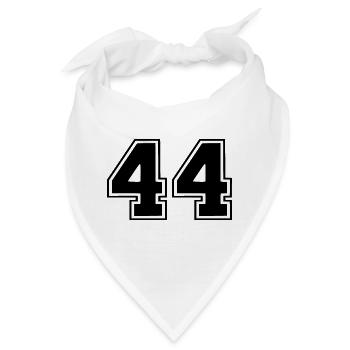 44 - Bandana - Weiß - Vorne