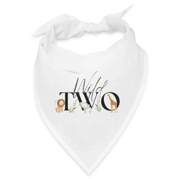 Wild Two Safari Second Birthday Geburtstag 2 - Bandana - Weiß - Vorne